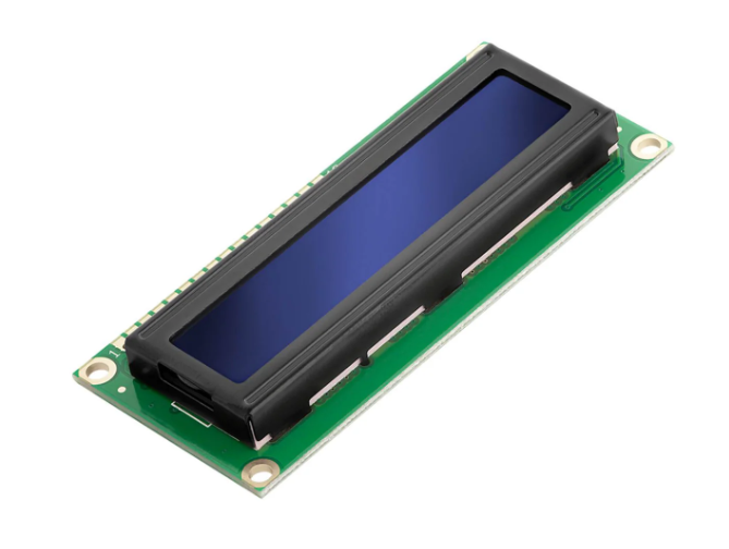 16x2 LCD module white/blue