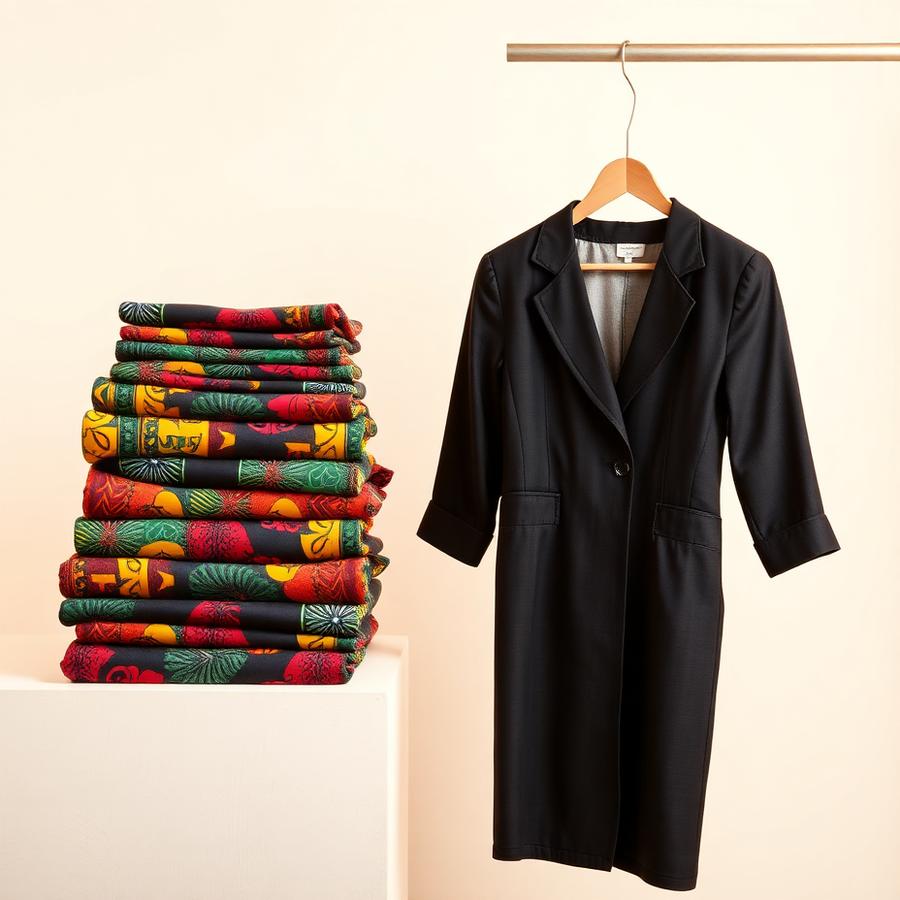 Handmade Kitenge Wrap Dress, Made to Measure
